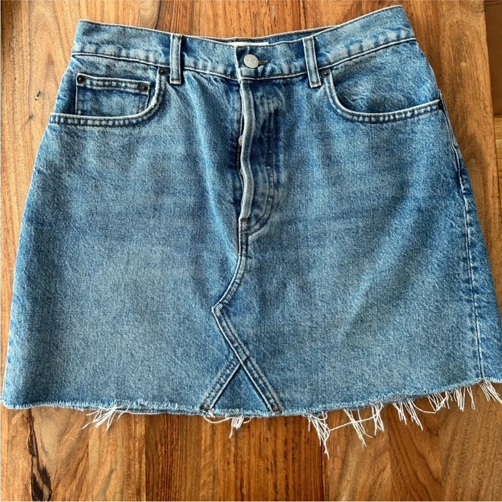 Reformation Denim Skirt - Picture 1 of 4
